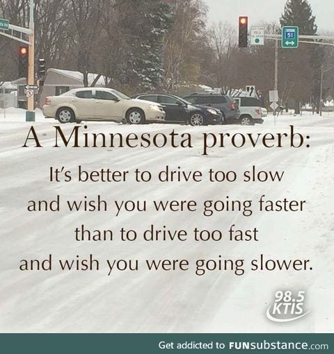 Minnesota proverb