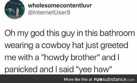 So cowboy