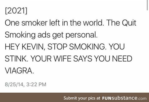 Anti smoking ad