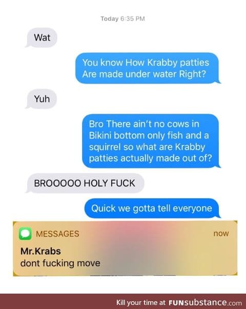 What is Krabby Patty made of?