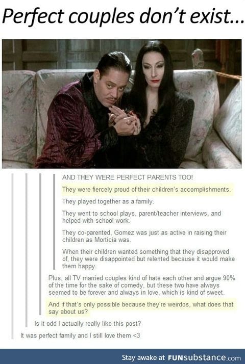 Gomez and Morticia