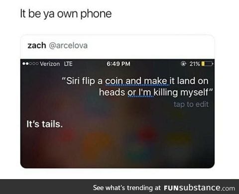 Siri is a murderer