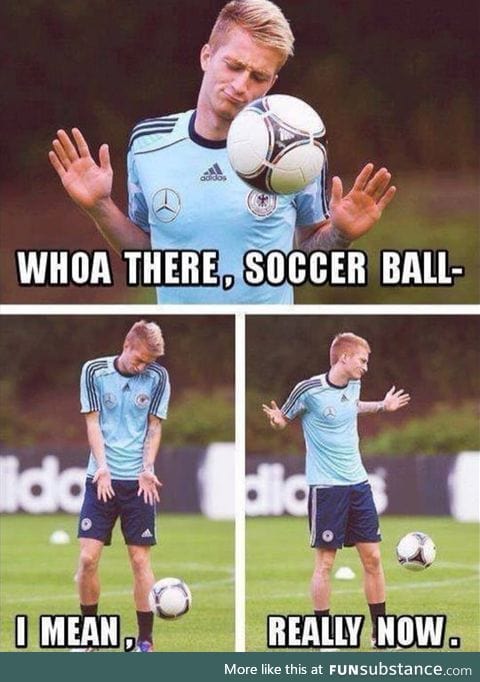Seriously soccer ball