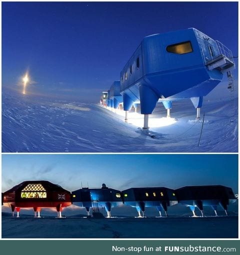 Merry Christmas from the Halley Antarctic Research Station