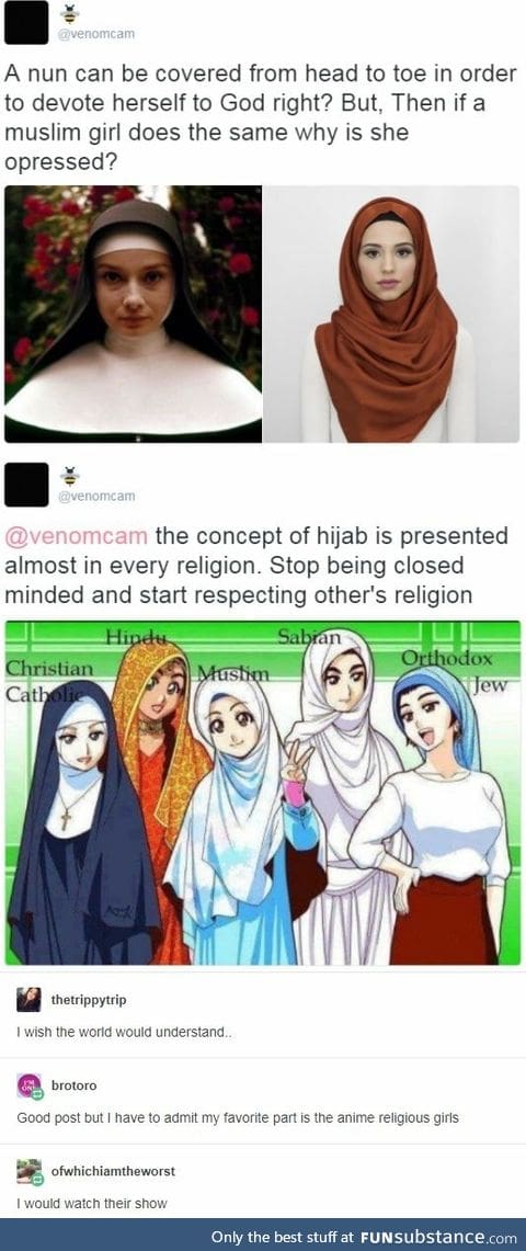 Anime religious girls