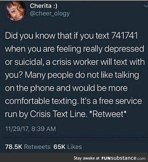 Never know who needs it