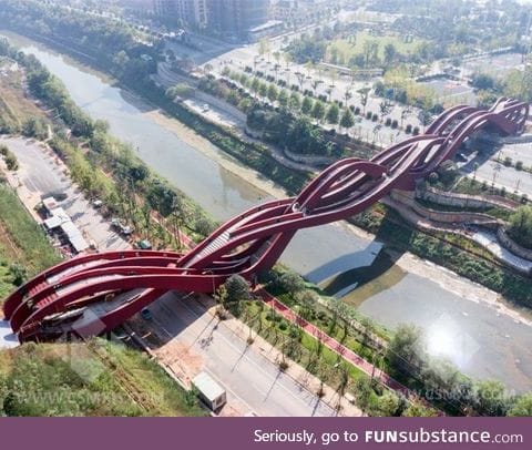Lucky knot bridge, changsa, china