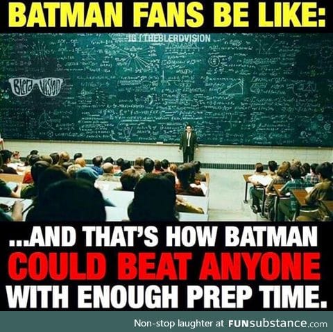 Because he is batman