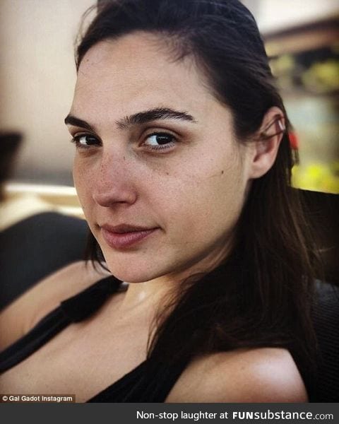 Gal Gadot without makeup