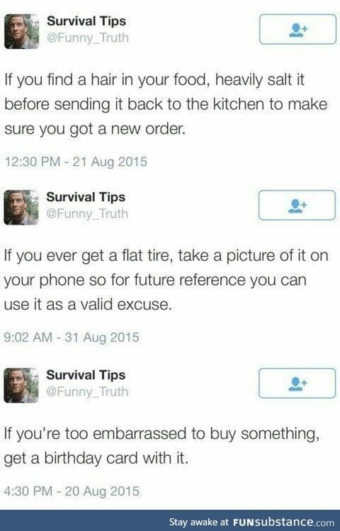 Another set of useful tips.