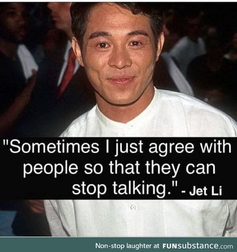 Ladies  & Gents!    Presenting   you  Mr. Jet Li