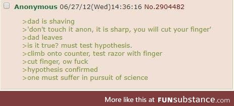 Anon is a scientist