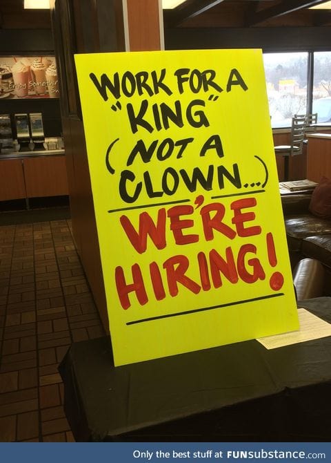 Found at a Burger King