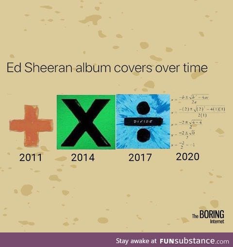 Ed Sheeran is a math guy
