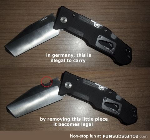 Weapon law in germany