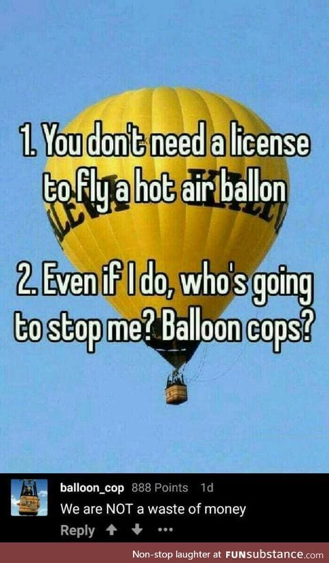 The balloon cops