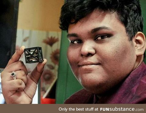 An Indian teenager just built the world’s lightest satellite and NASA is launching It