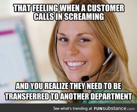 Working in customer service