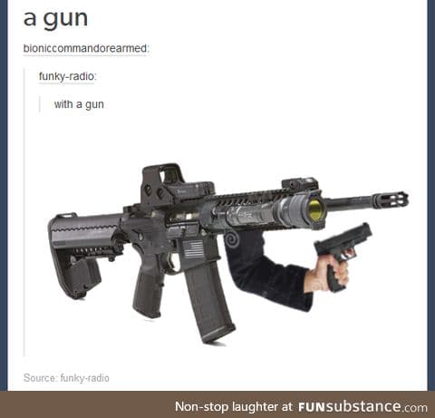 Guns with guns
