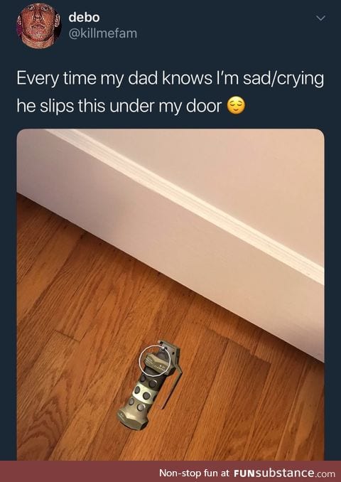 Thoughtful dad