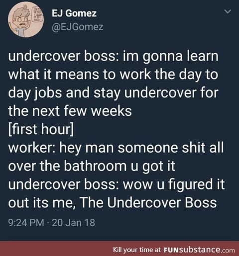 Undercover boss