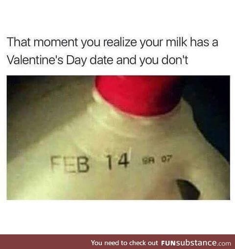 Not even milk is alone