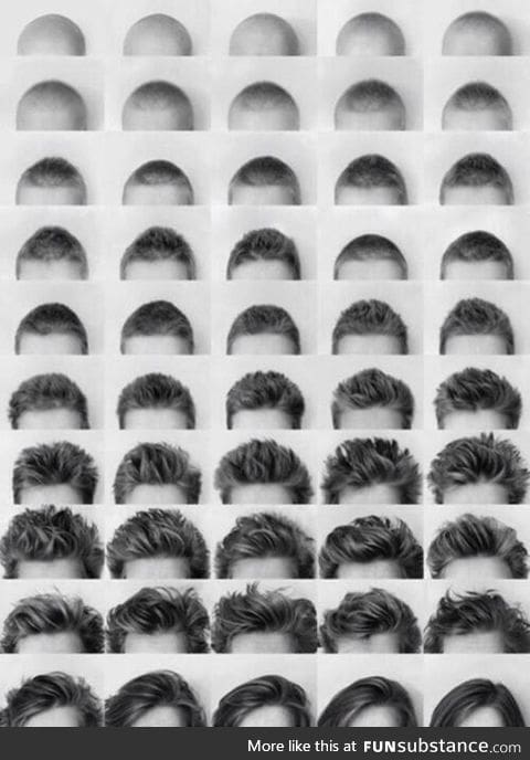 This woman photographed her hair growing back after chemo