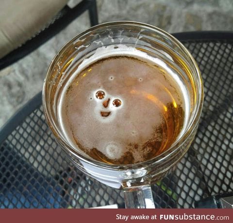This beer was happy to see me