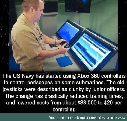 US Navy is using Xbox controllers