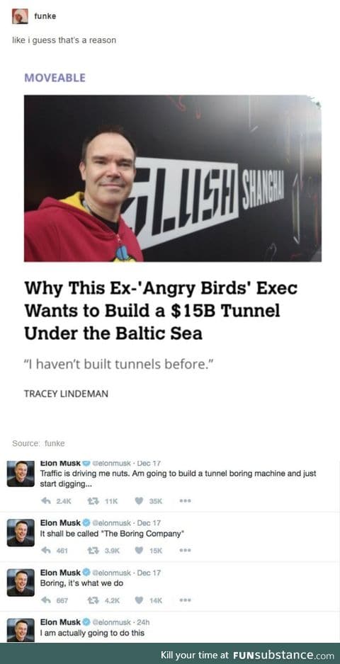 Virgin Tunneler vs Chad Borer
