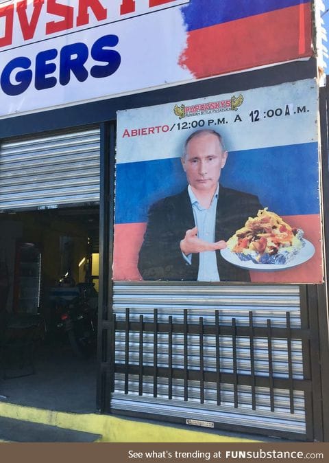 Poutine by Putin somewhere in Mexico