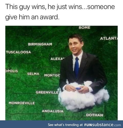The weather god