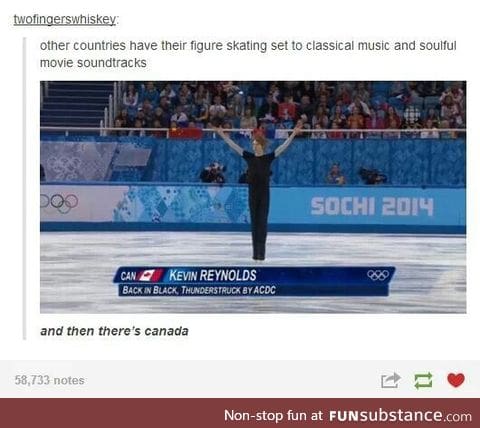 Gob bless Canadians