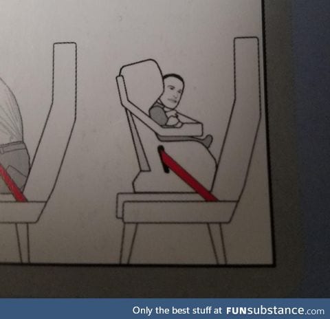 Man-face-baby flight safety rules