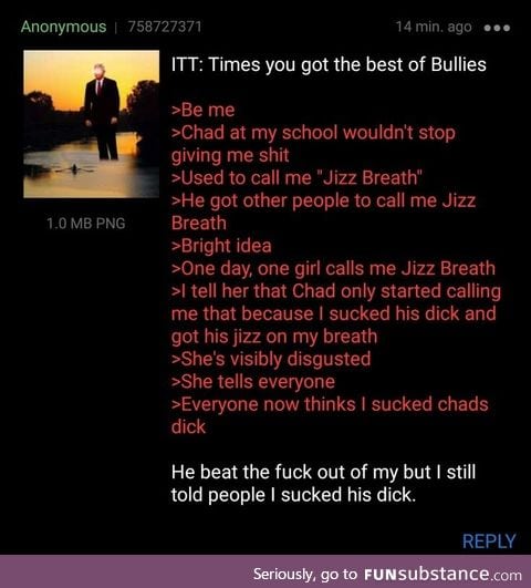 Anon counters the bully