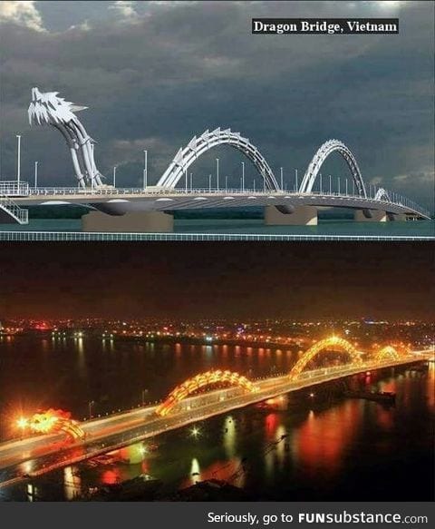 Dragon Bridge in Vietnam