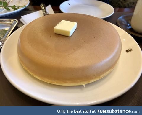 This pancake is too perfect