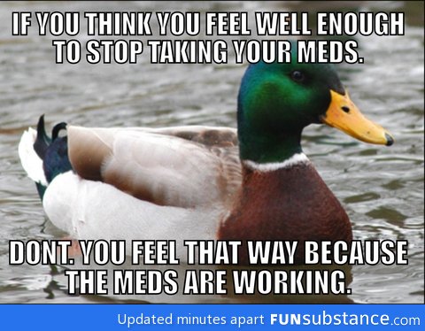 If you feel unwell