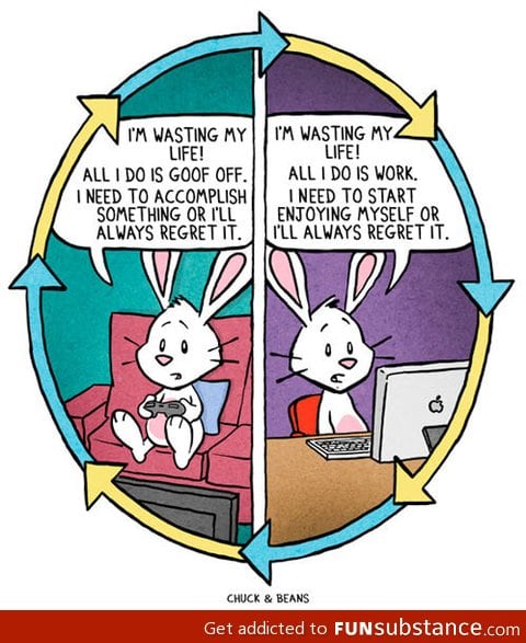 The endless cycle we're all stuck in