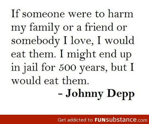 Don't mess with johnny depp