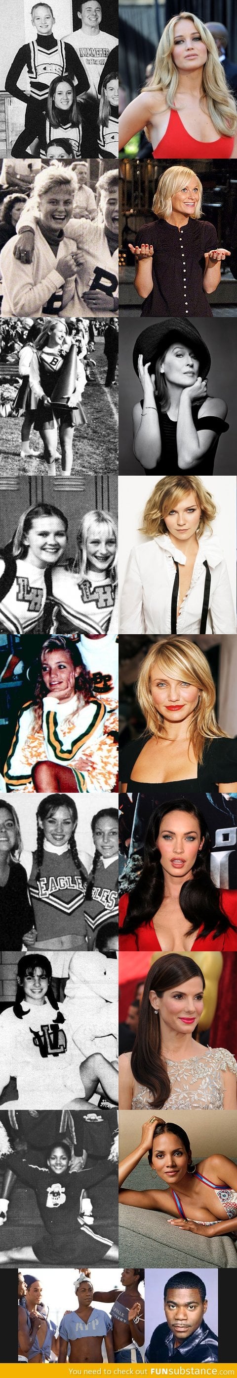 Actors who started out as cheerleaders