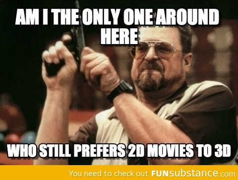2D vs 3D movies
