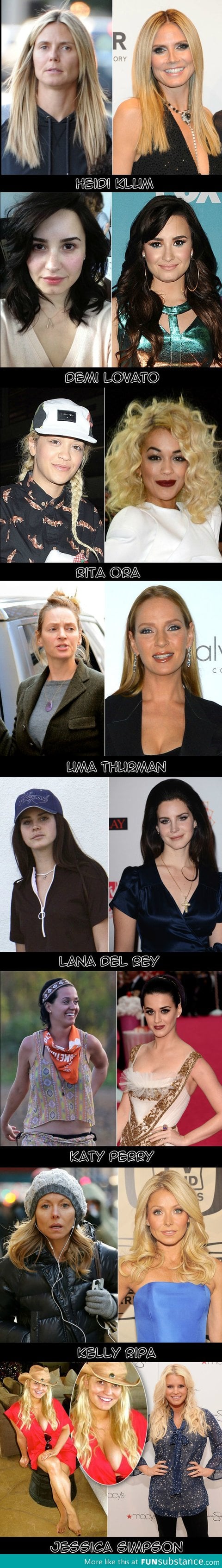 More celebrities without makeup