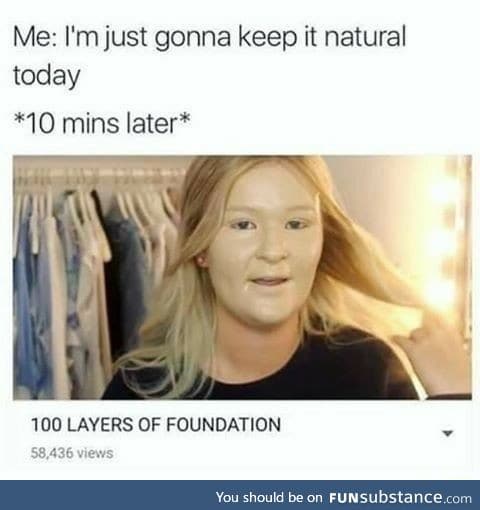 "I like the natural look"