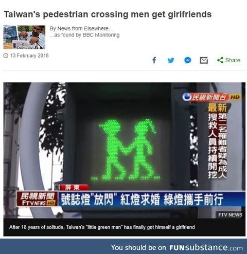 Even traffic lights have gf's now