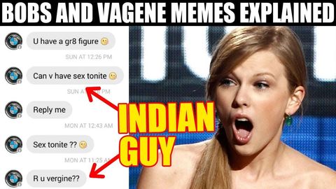 Explaining the creepy message from Indian guys.