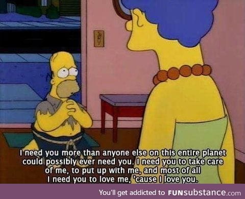 Simpsons love