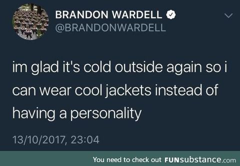Cool jackets are life