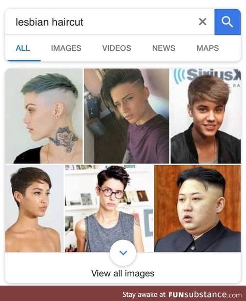 Looked up Lesbian Haircut, was not disappointed