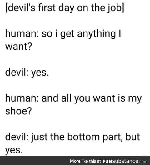 How the devil got his soul